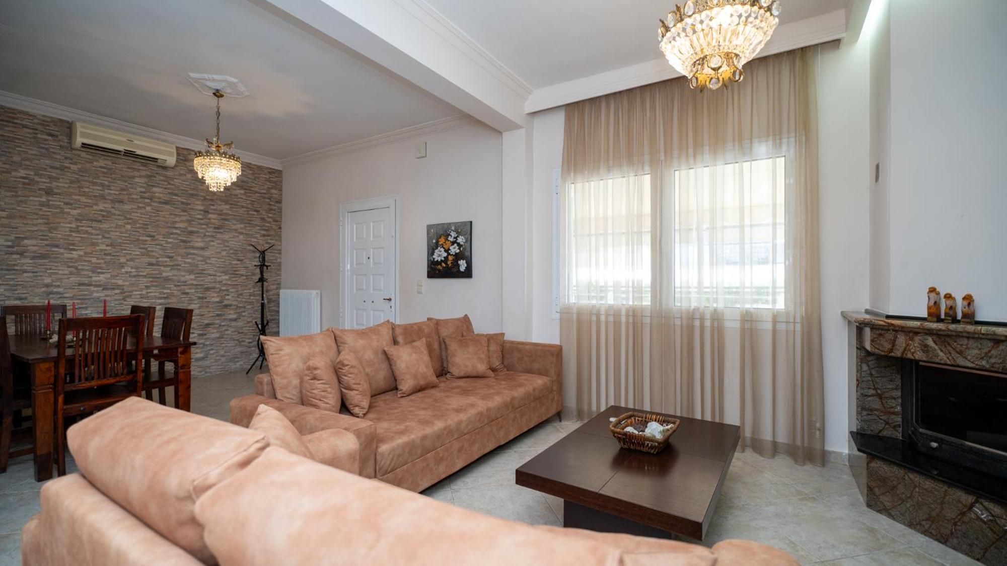 My Home - Meteora, Central Apt - 2 Bd 칼람파카 외부 사진